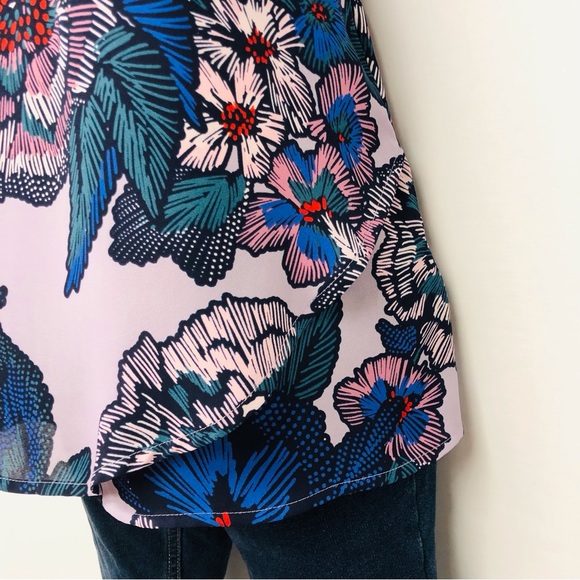 Maurices Purple Floral Sleeveless Top - Picture 10 of 16